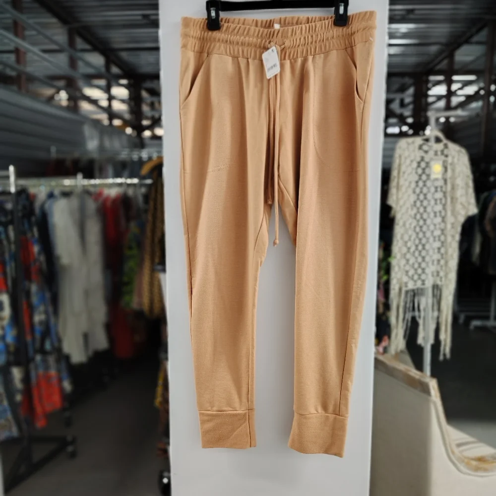 FP Movement Sunny Skinny Sweatpants Sunbaked Large Drawstring Joggers NWT - Picture 2 of 6